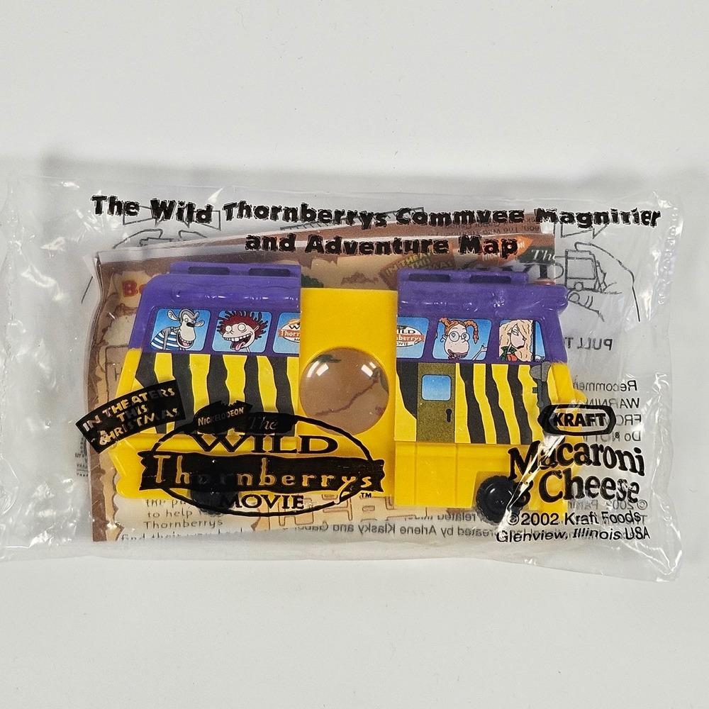 Vintage 2002 Wild Thornberrys Movie Commvee Magnifier & Adventure Map Kraft Toy